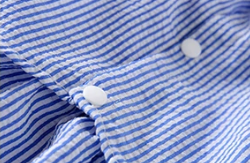Blue Bow Pet Dress