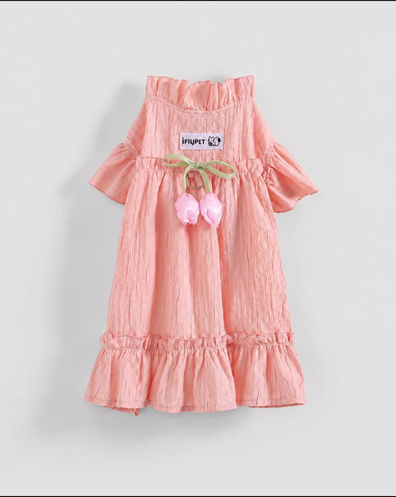 Pink Tulip Pet Dress