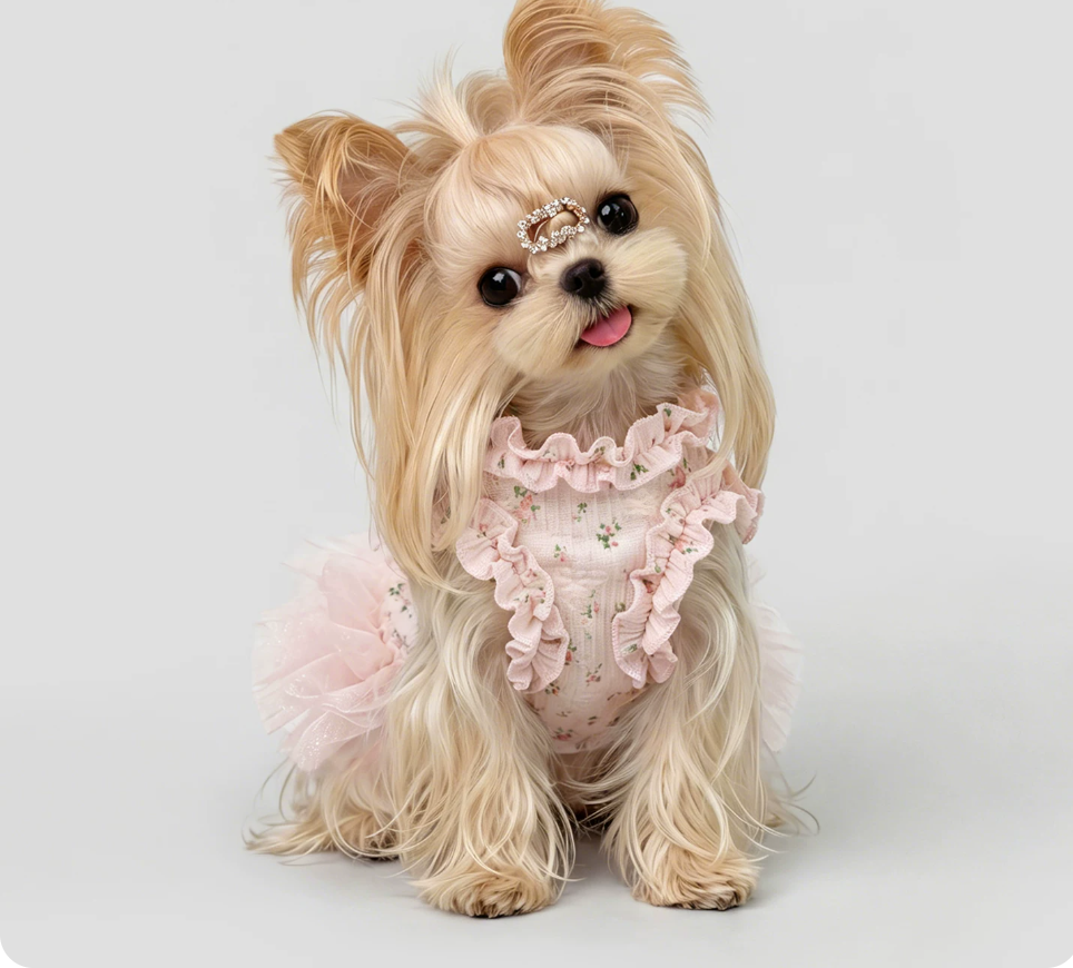 Pink Tulle Pet Dress
