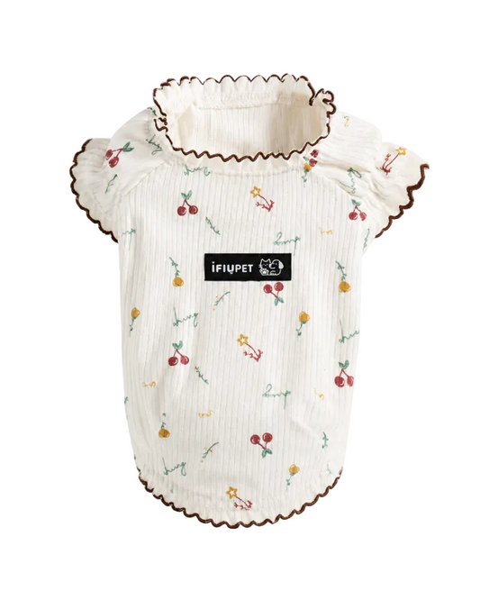 Vintage Floral Pet Top