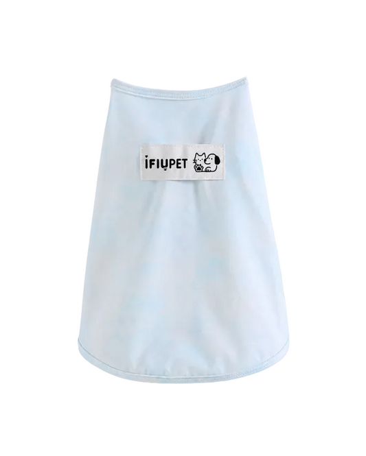 Blue Tie Dye Pet Vest