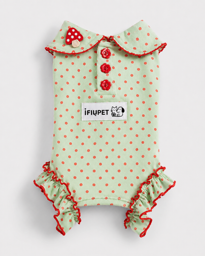 Polka Dot Pet Romper
