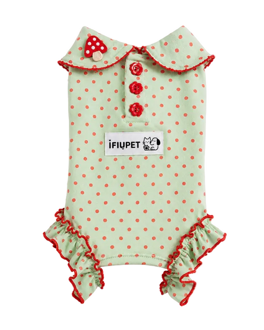 Polka Dot Pet Romper
