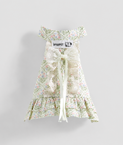 Floral Ruffle Pet Dress