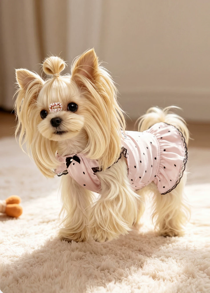Polka Dot Ruffle Pet Dress