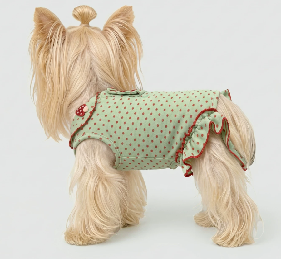 Polka Dot Pet Romper