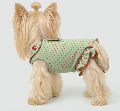 Polka Dot Pet Romper