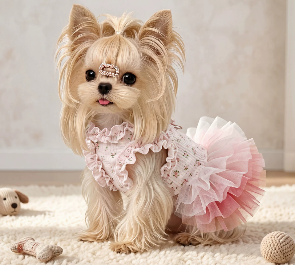 Pink Tulle Pet Dress