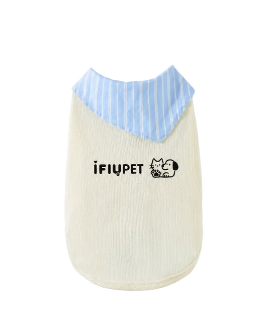 Striped Scarf Pet Vest