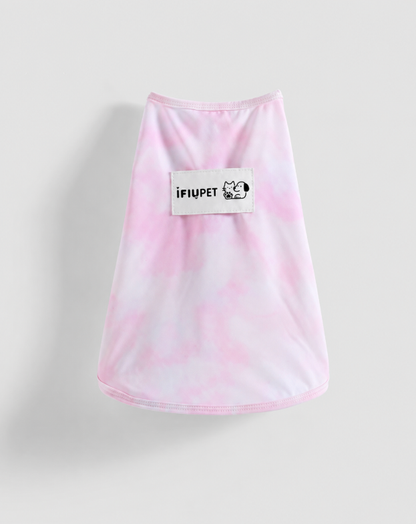 Pink Tie Dye Pet Vest