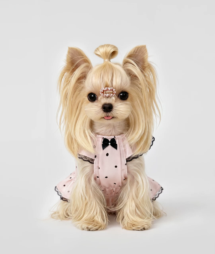 Polka Dot Ruffle Pet Dress